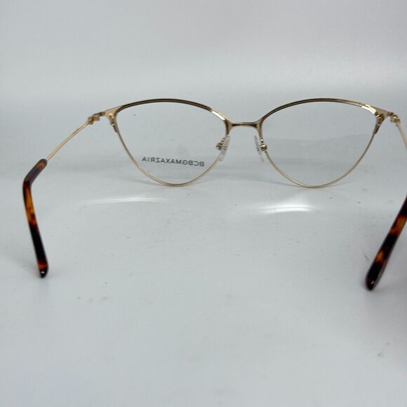 BCBG Maxazria Cat Eye Eyeglasses Frames 54 16 135 Arla Gold Tortoise H16854 - Picture 3 of 7